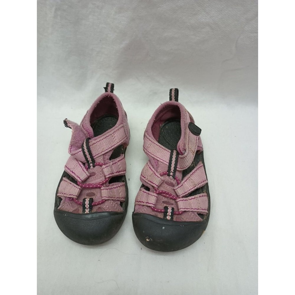 Keen Shoes Youth 5 Girls Hiking Trail Low Sneakers Brown Suede